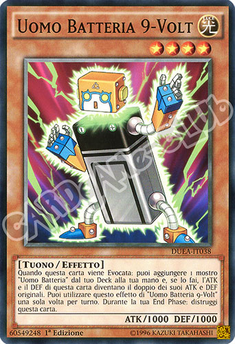 DUEA-IT038 Uomo Batteria 9-Volt comune 1a edizione (IT) -NEAR MINT-