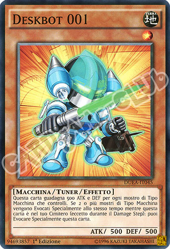 DUEA-IT045 Deskbot 001 comune 1a edizione (IT) -NEAR MINT-