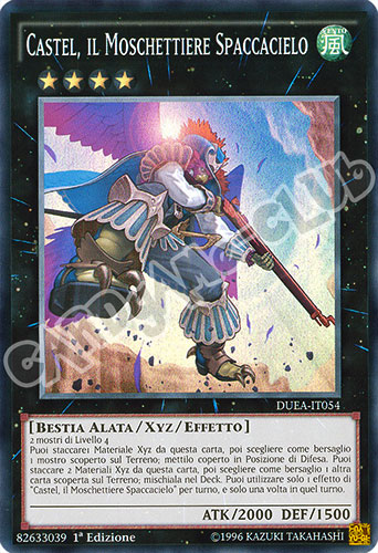 DUEA-IT054 Castel, Il Moschettiere Spaccacielo super rara 1a edizione (IT) -NEAR MINT-