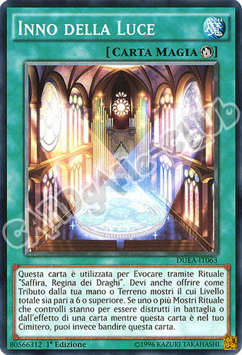 DUEA-IT063 Inno della Luce comune 1a edizione (IT) -NEAR MINT-