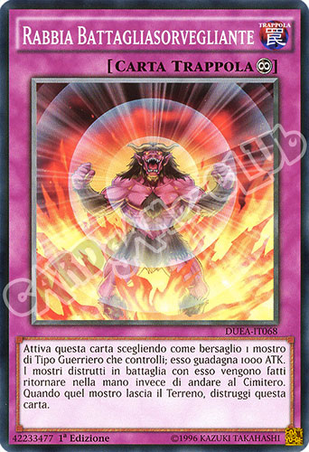 DUEA-IT068 Rabbia Battagliasorvegliante comune 1a edizione (IT) -NEAR MINT-