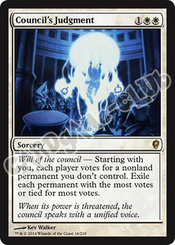 016 / 210 Council's Judgment rara (EN) -NEAR MINT-