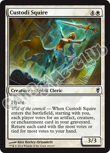 018 / 210 Custodi Squire comune (EN) -NEAR MINT-