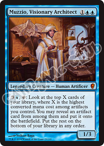 023 / 210 Muzzio, Visionary Architect rara mitica (EN) -NEAR MINT-