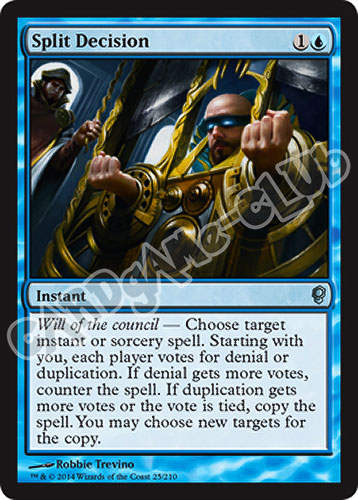 025 / 210 Split Decision non comune (EN) -NEAR MINT-