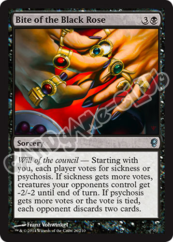 026 / 210 Bite of the Black Rose non comune (EN) -NEAR MINT-