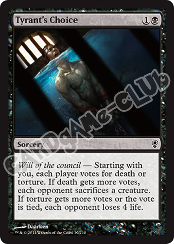 030 / 210 Tyrant's Choice comune (EN) -NEAR MINT-