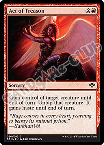 26 / 81 Act of Treason comune (EN) -NEAR MINT-