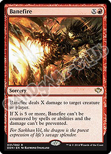 31 / 81 Banefire rara (EN) -NEAR MINT-