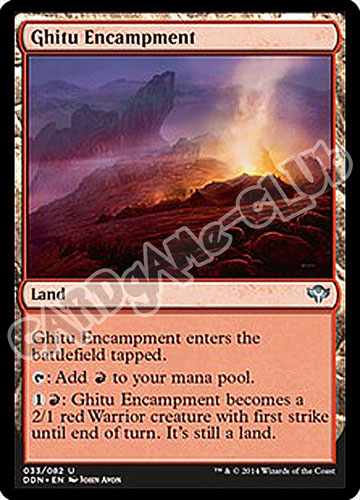 33 / 81 Ghitu Encampment non comune (EN) -NEAR MINT-