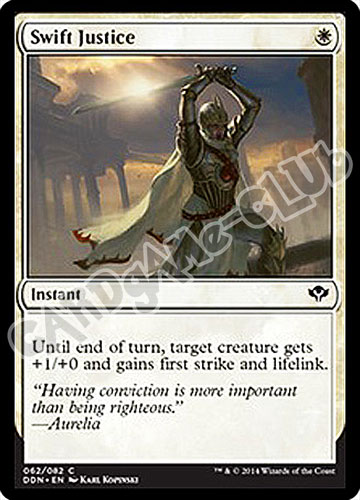 62 / 81 Swift Justice comune (EN) -NEAR MINT-
