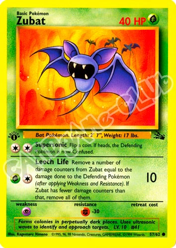 57 / 62 Zubat comune 1st edition (EN) -NEAR MINT-