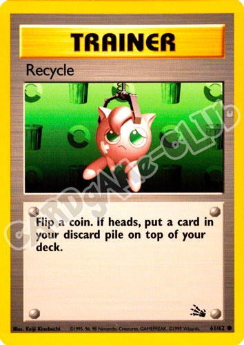 61 / 62 Recycle comune unlimited (EN) -NEAR MINT-