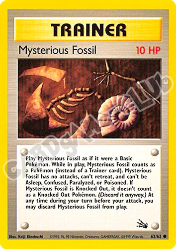 62 / 62 Mysterious Fossil comune unlimited (EN) -NEAR MINT-