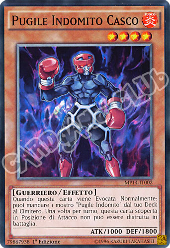 MP14-IT002 Pugile Indomito Casco comune 1a Edizione (IT) -NEAR MINT-