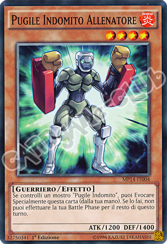 MP14-IT004 Pugile Indomito Allenatore comune 1a Edizione (IT) -NEAR MINT-