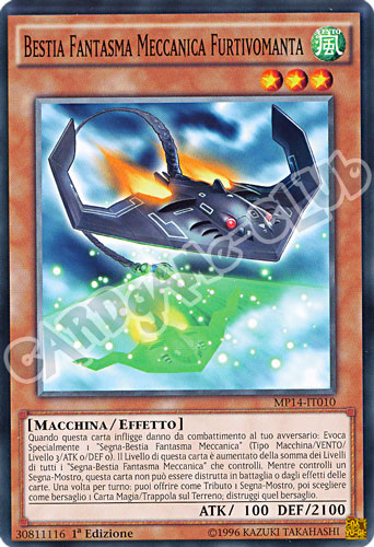 MP14-IT010 Bestia Fantasma Meccanica Furtivomanta comune 1a Edizione (IT) -NEAR MINT-