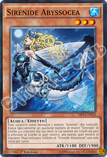 MP14-IT016 Sirenide Abyssocea comune 1a Edizione (IT) -NEAR MINT-