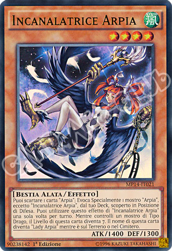 MP14-IT021 Incanalatrice Arpia ultra rara 1a Edizione (IT) -NEAR MINT-