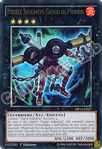 MP14-IT027 Pugile Indomito Giogo di Piombo comune 1a Edizione (IT) -NEAR MINT-