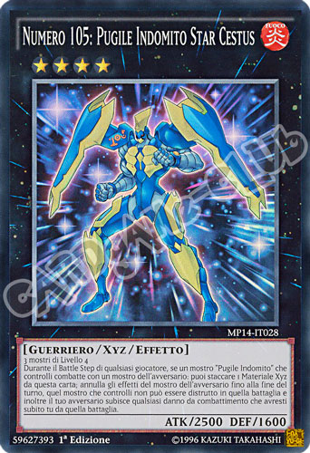 MP14-IT028 Numero 105: Pugile Indomito Star Cestus comune 1a Edizione (IT) -NEAR MINT-