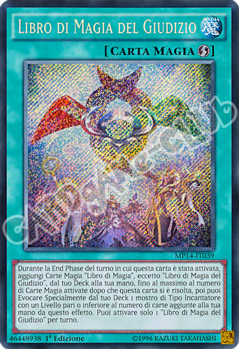 MP14-IT039 Libro di Magia del Giudizio rara segreta 1a Edizione (IT) -NEAR MINT-
