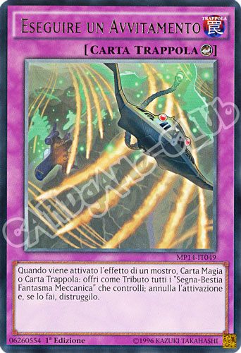 MP14-IT049 Eseguire un Avvitamento rara 1a Edizione (IT) -NEAR MINT-