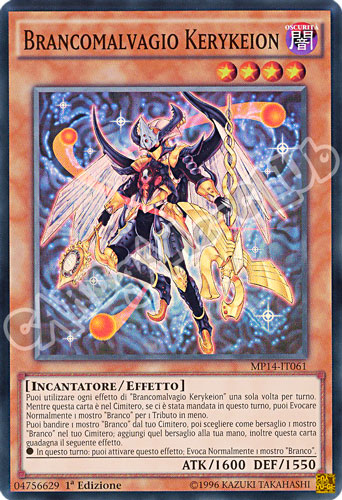 MP14-IT061 Brancomalvagio Kerykeion super rara 1a Edizione (IT) -NEAR MINT-