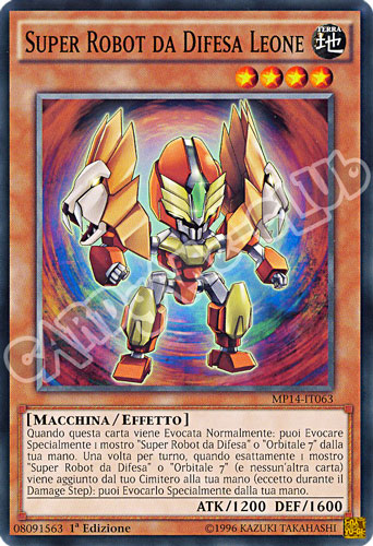 MP14-IT063 Super Robot da Difesa Leone comune 1a Edizione (IT) -NEAR MINT-