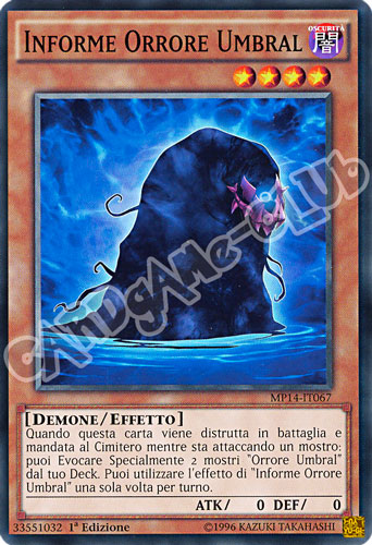 MP14-IT067 Informe Orrore Umbral comune 1a Edizione (IT) -NEAR MINT-