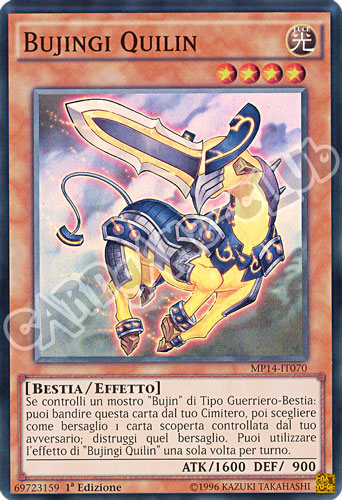 MP14-IT070 Bujingi Quilin super rara 1a Edizione (IT) -NEAR MINT-