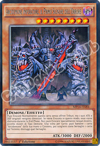 MP14-IT084 Arcidemone Imperatore, il Primo Signore dell'Orrore rara 1a Edizione (IT) -NEAR MINT-