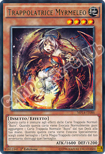 MP14-IT086 Trappolatrice Myrmeleo rara 1a Edizione (IT) -NEAR MINT-