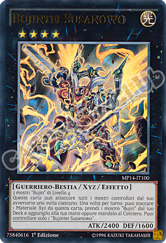 MP14-IT100 Bujintei Susanowo ultra rara 1a Edizione (IT) -NEAR MINT-
