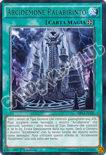 MP14-IT105 Arcidemone Palabirinto rara 1a Edizione (IT)  -GOOD-