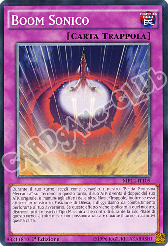 MP14-IT109 Boom Sonico comune 1a Edizione (IT) -NEAR MINT-