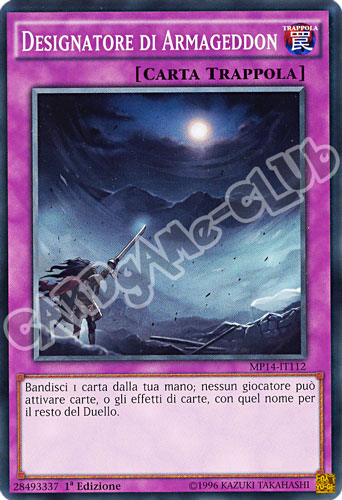 MP14-IT112 Designatore di Armageddon comune 1a Edizione (IT) -NEAR MINT-