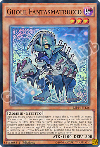 MP14-IT126 Ghoul Fantasmatrucco super rara 1a Edizione (IT) -NEAR MINT-