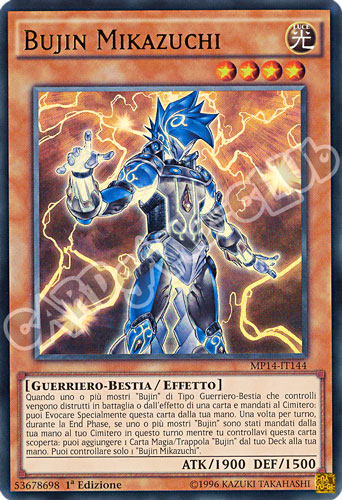 MP14-IT144 Bujin Mikazuchi ultra rara 1a Edizione (IT) -NEAR MINT-
