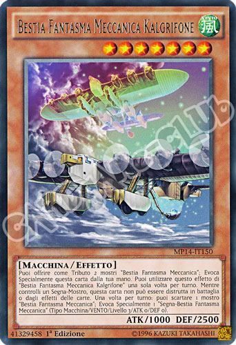 MP14-IT150 Bestia Fantasma Meccanica Kalgrifone rara 1a Edizione (IT) -NEAR MINT-