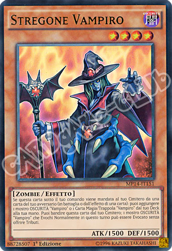 MP14-IT151 Stregone Vampiro ultra rara 1a Edizione (IT) -NEAR MINT-