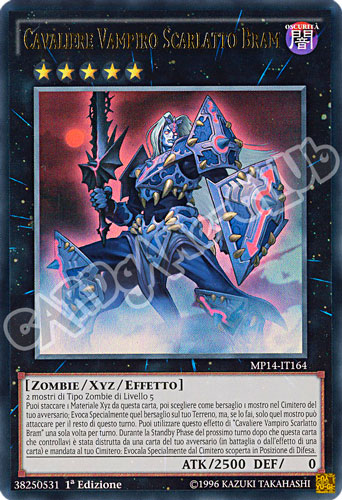 MP14-IT164 Cavaliere Vampiro Scarlatto Bram ultra rara 1a Edizione (IT) -NEAR MINT-