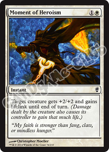 074 / 210 Moment of Heroism comune (EN) -NEAR MINT-