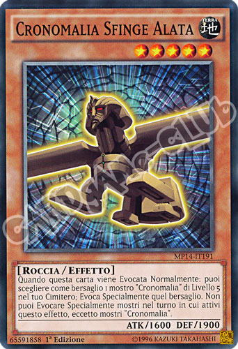 MP14-IT191 Cronomalia Sfinge Alata comune 1a Edizione (IT) -NEAR MINT-