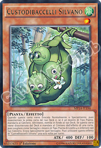 MP14-IT196 Custodibaccelli Silvano rara 1a Edizione (IT) -NEAR MINT-
