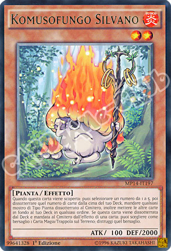 MP14-IT197 Komusofungo Silvano rara 1a Edizione (IT) -NEAR MINT-