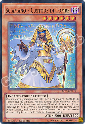 MP14-IT214 Sciamano - Custode di Tombe super rara 1a Edizione (IT) -NEAR MINT-