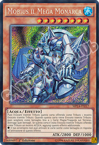 MP14-IT217 Mobius il Mega Monarca rara segreta 1a Edizione (IT) -NEAR MINT-