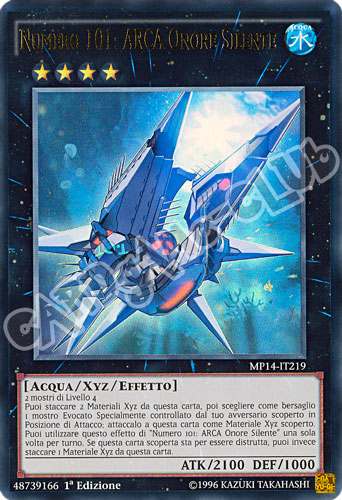 MP14-IT219 Numero 101: ARCA Onore Silente ultra rara 1a Edizione (IT) -NEAR MINT-