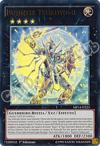 MP14-IT223 Bujintei Tsukuyomi ultra rara 1a Edizione (IT) -NEAR MINT-